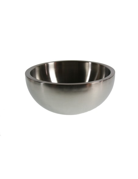 Enciamera Bowl gran d'acer inoxidable per a amanides parament de cuina taula. Mesures: 11xØ24 cm.