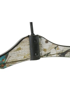 Penjador  de fusta amb forma de perxa decorat 2