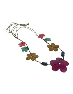 Collar de Cuero y Madera