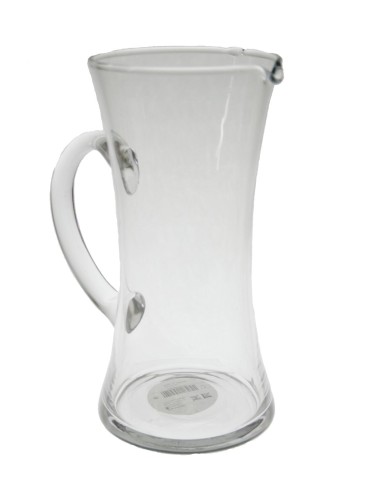 Pichet en verre pour eau et boissons capacité 1,5 l. ustensile de table de style classique.