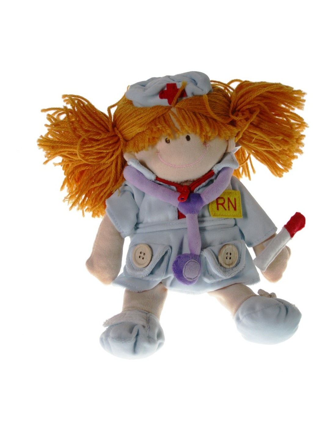 Muñeca de Tela Profesión Enfermera