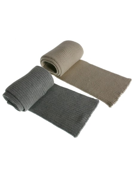  Bufanda de cotó infantil -color gris- 