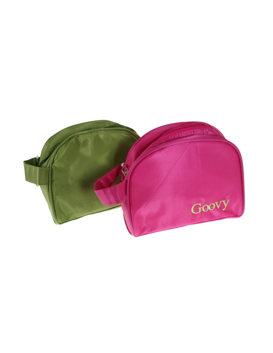 Neceser infantil bolsa de aseo color rosa compartimentos en el interior