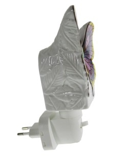 Luz de noche bebé forma de mariposa luz nocturna infantil 2
