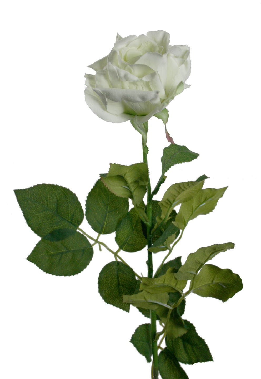 Pétales de tissu de couleur blanche de fleur de rose décoration maison