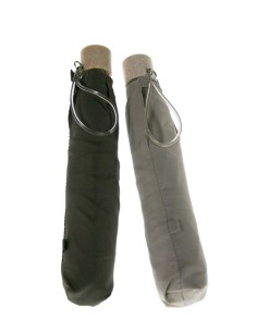 Paraguas pequeño plegable de lluvia para bolso señora color marrón apertura automática regalo para día de la madre y amiga 2