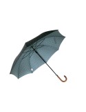 Paraguas con apertura automática de color negro y estampado discreto gris para señor paraguas grande con varillas de fibra regal