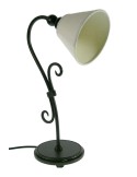 Lámpara de sobremesa metal color negro decoración estilo vintage