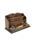 Caja de madera cartero escritorio