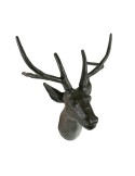 Figura decorativa cabeza de ciervo para colgar en la pared