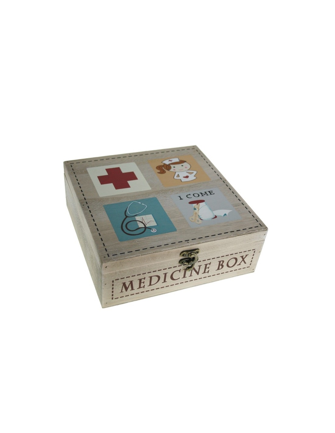 Caja de madera para medicinas original regalo