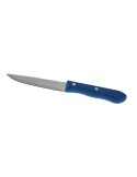 Cuchillo con hoja de sierra con mango color azul para cocina útil para menaje cocina ideal para regalo