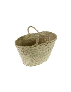 Cabàs Mallorquí tradicional de fulla de palmell cistella de compra amb nansa de corda