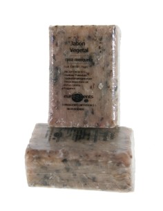 Savon végétal exfoliant pour le corps et les mains de ROSA MOSQUETA. Tablette : 75 gr. 2