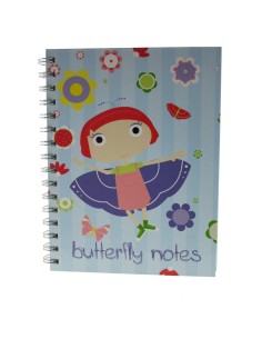 Libreta anillas infantil Tapa rígida con ilustración Hojas rayadas A5
