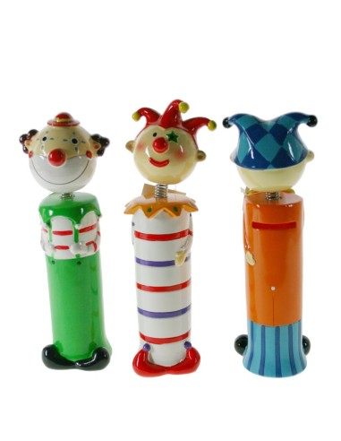 Tirelire pour enfants en forme de clown en céramique