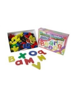 Jeu éducatif pour enfants de lettres magnétiques en bois pour apprendre l'alphabet