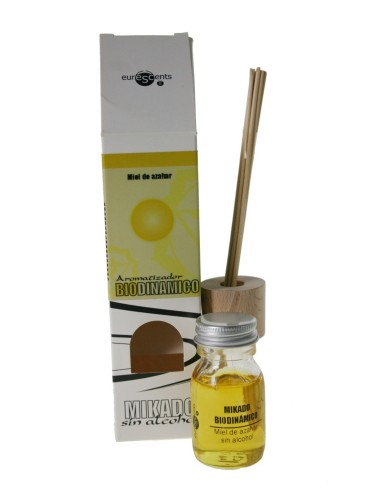 Perfumador Mikado aroma Mel d'Azahar sense alcohol de llarga durada. Flascó de 30 ml.