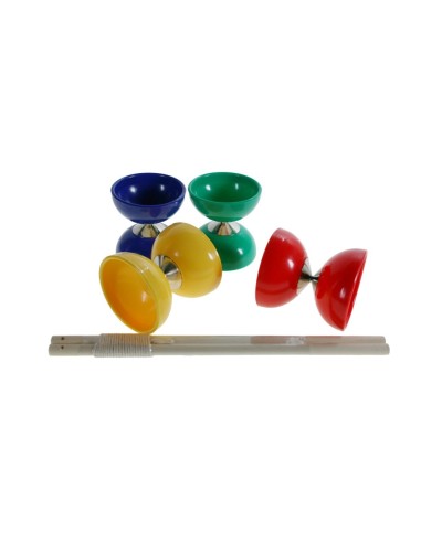 Diabolo en acier, un jeu d'adresse, de dextérité et de concentration.