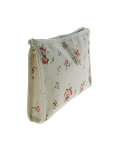 Trousse de toilette avec dessin de fleurs pour sac de voyage style vintage