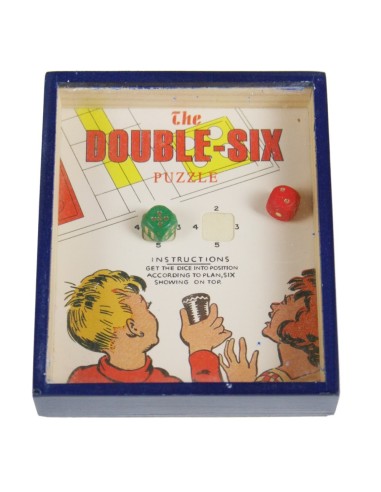 Jocs dhabilitat en caixa de fusta color blau joc petit de butxaca, viatge joc tradicional.