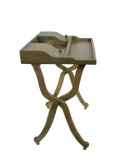Mueble auxiliar escritorio de madera maciza de color roble estilo vintage 