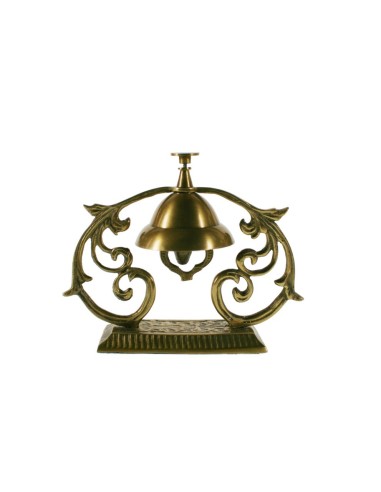 Timbre de Hotel de Sobremesa en Metal Decoración Hogar Estilo Vintage.