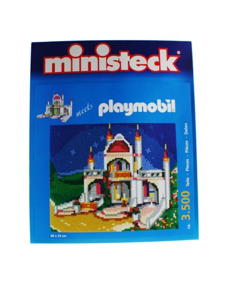 Puzzle encajable playmobil de 3500 piezas con diseño de castillo juego de rompecabezas. Medidas caja: 6x44x35 cm.