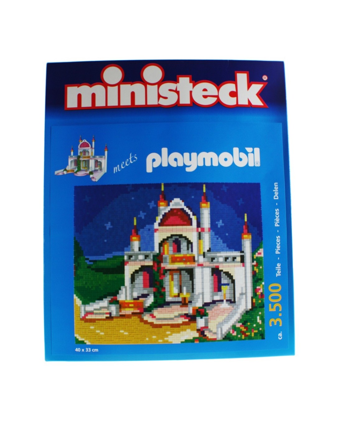 Puzzle encajable playmobil de 3500 piezas con cuatro diseño de castillo juego de rompecabezas.