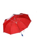 Paraguas infantil color rojo forma de zorro asa de madera con figura para los días de lluvia divertido regalo para aniversario