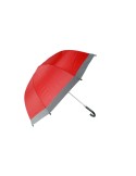 Paraguas infantil color rojo para niños con borde reflector para ser visibles en la oscuridad Regalo de cumpleaños aniversario