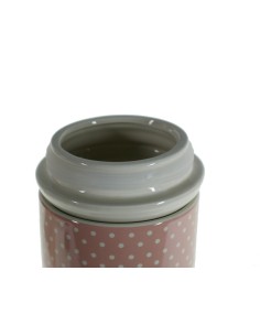 Pot en céramique et accessoire de cuisine décoré dans un style vintage nostalgique, pot de rangement. 2