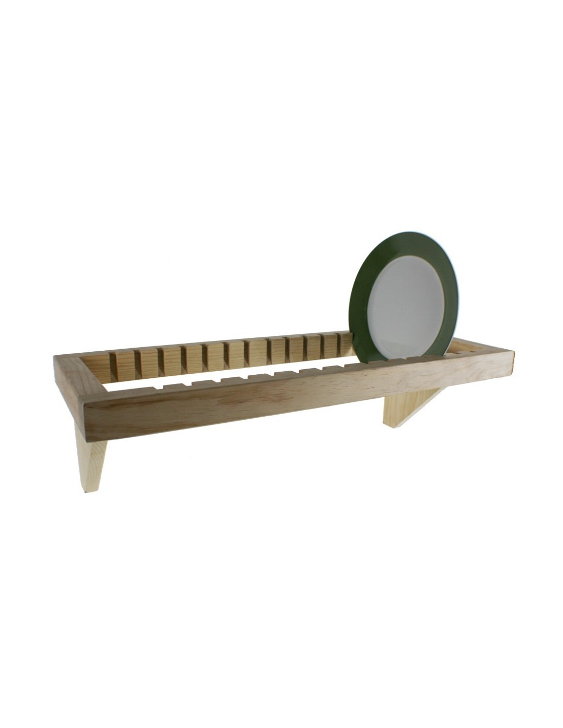 Platero horizontal para colgar en de madera maciza de pino