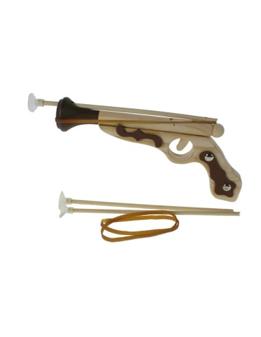 Pistola de fusta amb fletxes, Pirata Hook complement de joc i disfresses per a nen nena.