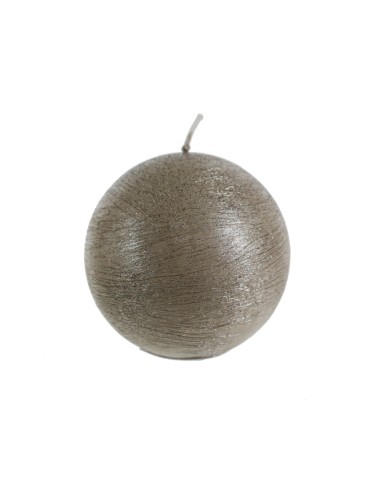 Espelma de Nadal color plata amb forma rodona per decorar corones nadalenques decoració llar Espelma de Nadal color plata amb forma rodona per decorar corones nadalenques decoració llar
