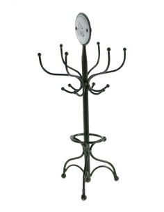 Maniquí expositor metálico de sobremesa vintage para colgantes anillos joyas  2