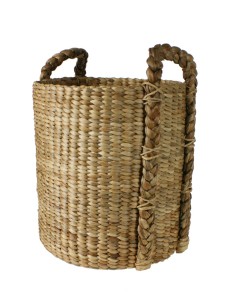 Cistella d'Emmagatzematge Rústic Gran en Fibres Naturals Elegància per a la teva Llar. 2