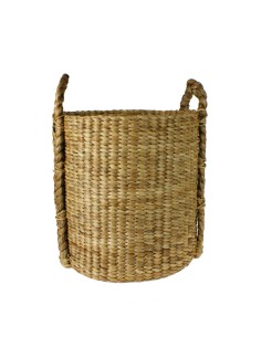 Cistella d'Emmagatzematge Rústic Gran en Fibres Naturals Elegància per a la teva Llar.
