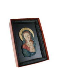 Plaque avec la Vierge Marie et l'Enfant Jésus à accrocher au mur pour la décoration de la maison. 2