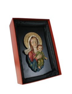 Plaque avec la Vierge Marie et l'Enfant Jésus à accrocher au mur pour la décoration de la maison 2