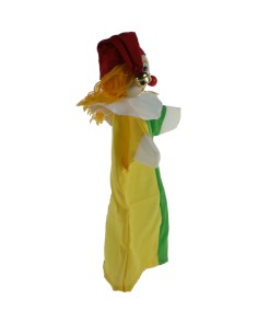Marioneta y Títere de mano bufón con cabeza de madera juguete clásico y tradicional para niños niñas 2