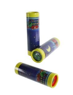 Kaléidoscope en carton rigide avec illustration des étoiles dans le jeu éducatif de la ville pour les enfants 2