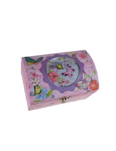 Caixa Musical Infantil Joier Color Rosa amb Ballarina Girando i Mirall. 2