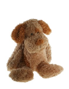 Ninot de peluix gosset color canyella pèl arrissat i suau regal per a nens 2