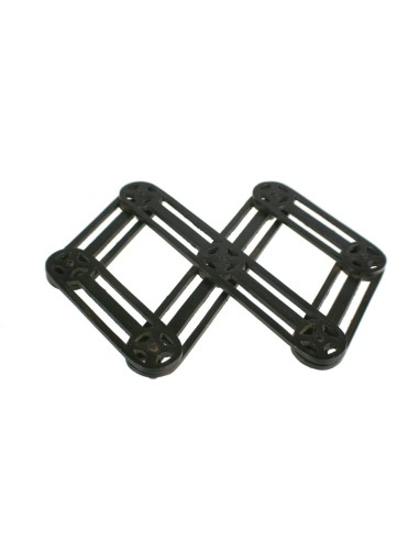 Estalvis extensible de metall color negre per protegir la taula parament de cuina