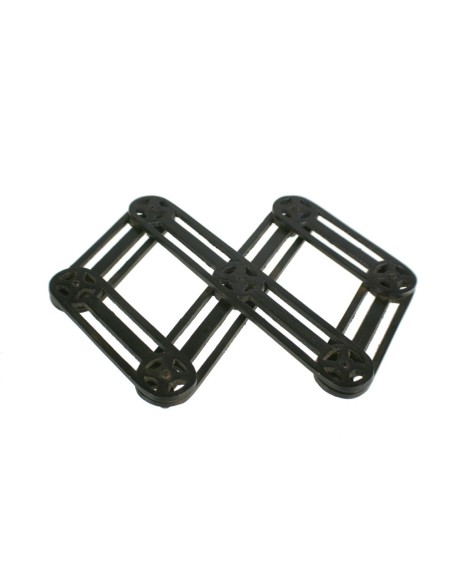 Salvamantel extensible de metal color negro para proteger la mesa menaje de cocina