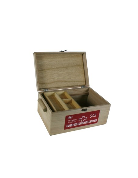 Caja madera medicinas