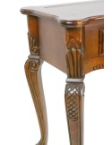 Consola de madera con talla de color roble estilo clásico