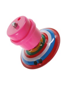 Toupie métallique à remonter pour les plus petits de la maison Toupie de jeu traditionnelle et classique. 2