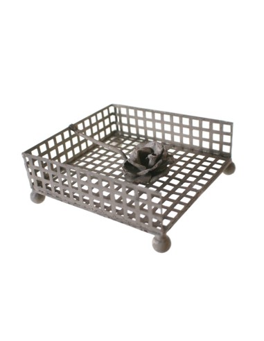 Porte-serviettes de table pour ustensiles de cuisine individuels gris